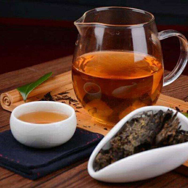 Healthy Anhua Slimming Dark Tea Brick With Zinc And Selenium To Improve Immunity
